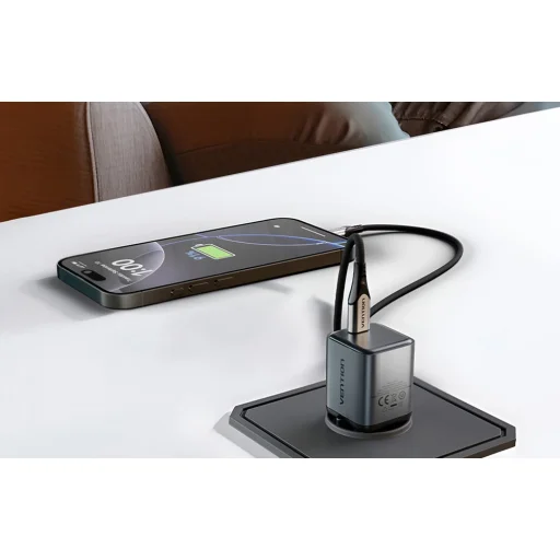 Vention GaN USB-C töltő 20W (Szürke) - 8