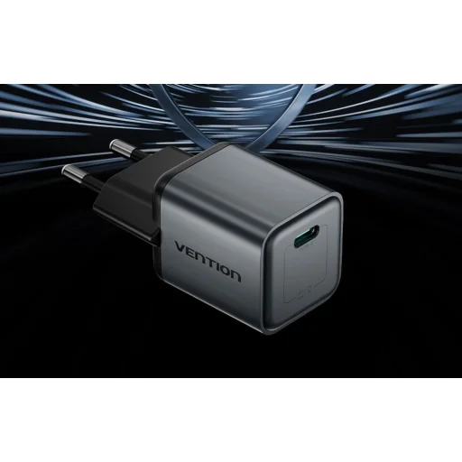 Vention GaN USB-C töltő 20W (Szürke) - 10