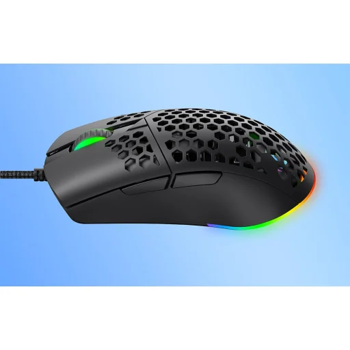 Vezetékes gamer egér Havit MS1036 RGB (fekete) - 5
