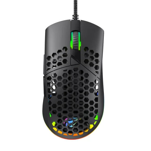 Vezetékes gamer egér Havit MS1036 RGB (fekete) - 1