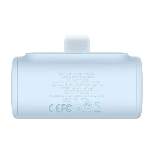 Powerbank OS-Baseus Compact IP 5000mAh 20W (kék) - 5