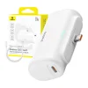 Baseus Compact Powerbank 5000mAh, 20W, USB-C (fehér) thumbnail