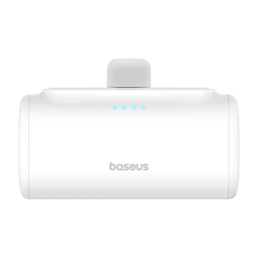 Baseus Compact Powerbank 5000mAh, 20W, USB-C (fehér) - 3