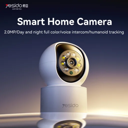 Yesido beltéri kamera KM10 IP WiFi 2.4G 2MP Full HD fehér - 2