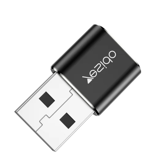Yesido Adapter OTG GS09 - USB (férfi) - Type C (női) - fekete - 2
