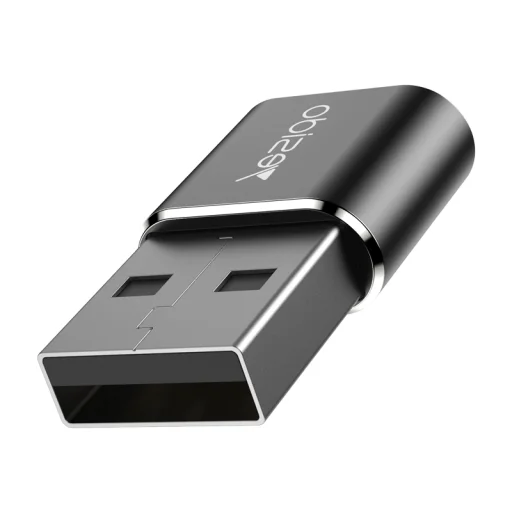 Yesido Adapter OTG GS09 - USB (férfi) - Type C (női) - fekete - 4