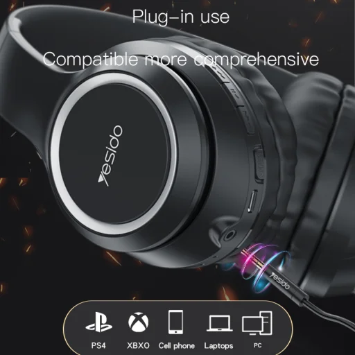 Yesido Fejhallgató EP03 bluetooth fekete - 13