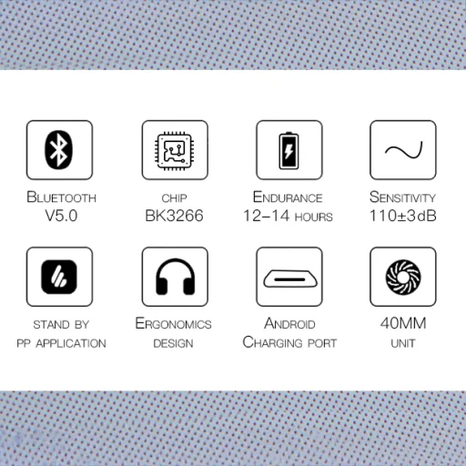 Yesido Fejhallgató EP03 bluetooth fekete - 6