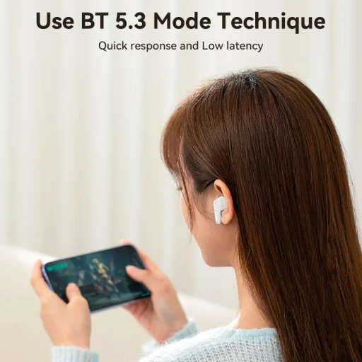 Yesido TWS Bluetooth Fülhallgató TWS28 ANC+ENC fehér - 9