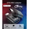 Yesido Adapter OTG GS06 - USB-C (férfi) – USB-A (női) - fekete thumbnail