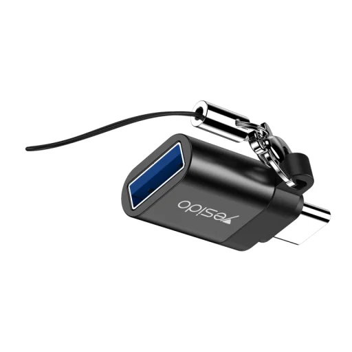 Yesido Adapter OTG GS06 - USB-C (férfi) – USB-A (női) - fekete - 4
