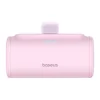 Baseus Kompakt USB-C 5000mAh, 20W teljesítményű Hordozható Akkumulátor (rózsaszín) thumbnail