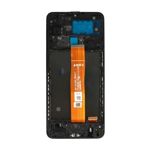 LCD kijelző NCC Samsung Galaxy A12 (A125F/A125U/A125W/A125M) fekete kerettel, - 2