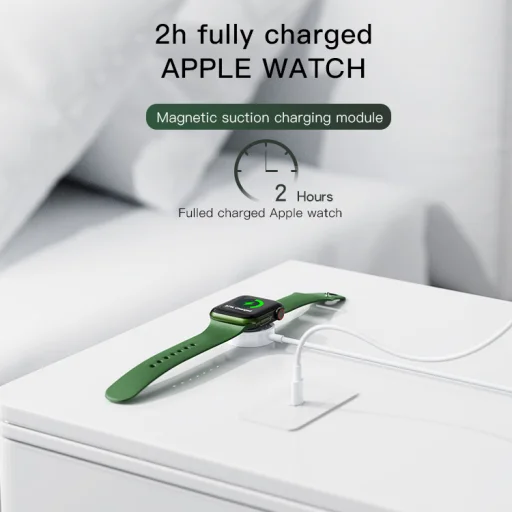 Yesido Indukciós töltő CA112 Type C Apple Watch okosóra fehér, - 9