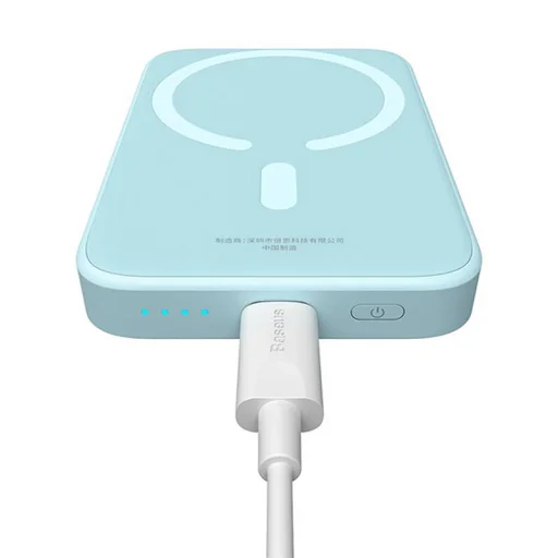 Powerbank mini Baseus 6000 mAh 20W (kék) - 8