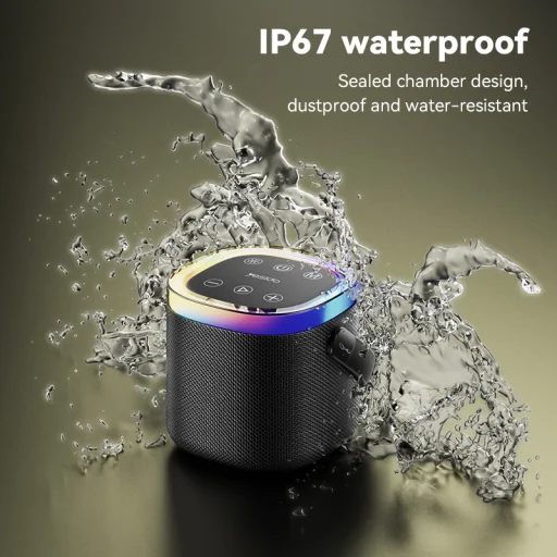 Yesido Hordozható Bluetooth Hangszóró YSW25 fekete - 4