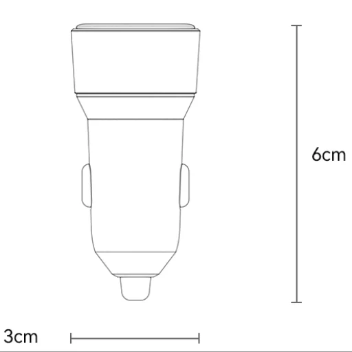 Yesido autós töltő Y64 - USB + Type C - 20W + PD 30W fekete - 11
