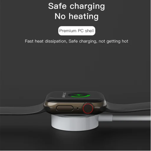 Yesido indukciós töltő CA113 Apple Watch okosórához Type C–Lightning kábellel fehér - 12