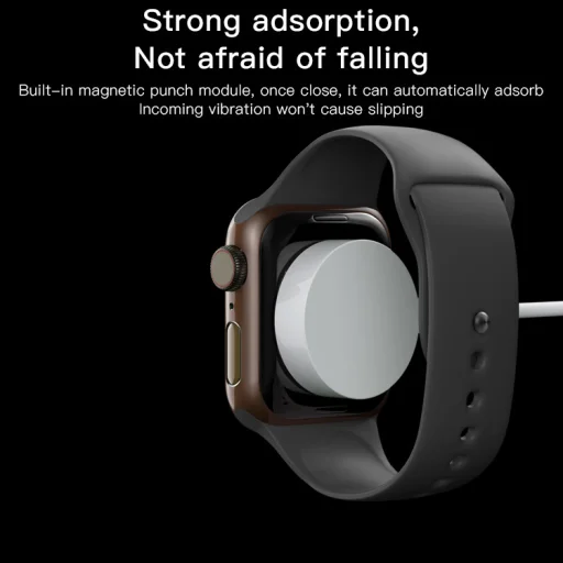 Yesido indukciós töltő CA113 Apple Watch okosórához Type C–Lightning kábellel fehér - 10