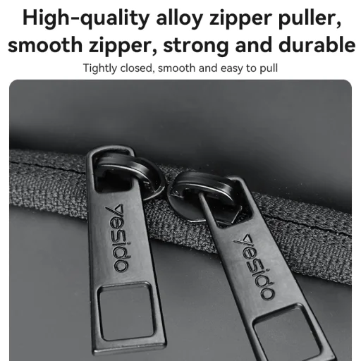 Yesido lopásbiztos hátizsák WB46 zárral fekete - 4