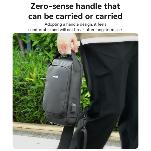 Yesido lopásbiztos hátizsák WB46 zárral fekete - 10