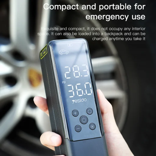 Yesido Electric pump mini légkompresszor VC05 - 5