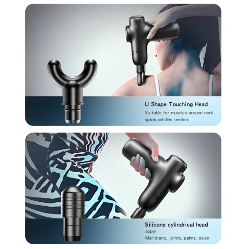 Yesido Massager MG01 Masszázspisztoly fekete - 13