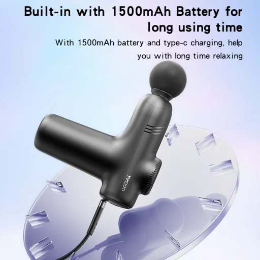 Yesido Massager MG01 Masszázspisztoly fekete - 9