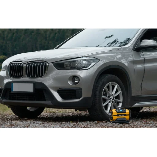 Hordozható kerékkompresszor AstroAI 150 PSI 12V DC/110V AC - 4