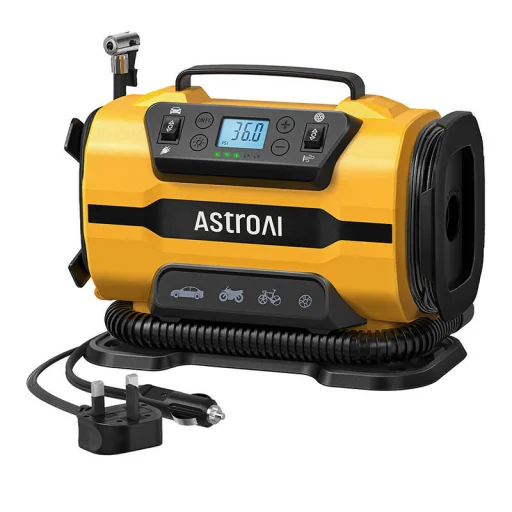 Hordozható kerékkompresszor AstroAI 150 PSI 12V DC/110V AC - 1