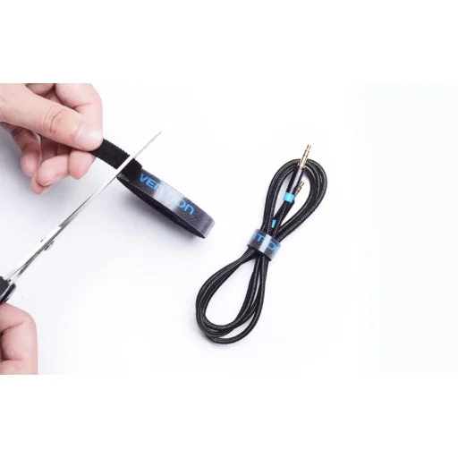 Vention KAABJ 11mm 5m Fekete Kábelrendező Szíj - 4