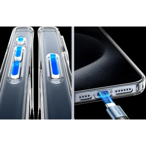 Vention KUCT0-30 tok iPhone 15 Pro-hoz (átlátszó) - 6