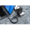 USB 2.0 C-C 100W Vention Férfi 5A LED Kábel 1.2M (Fekete) thumbnail