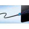 USB 2.0 C-C 100W Vention Férfi 5A LED Kábel 1.2M (Fekete) thumbnail