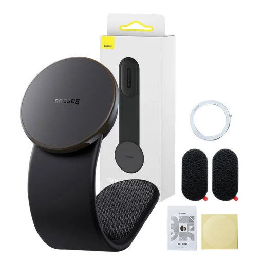 Baseus Mágneses autós telefontartó (fekete) - 9