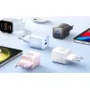 Fali töltő, Vention, FEQB0-EU, USB-C, USB-A, 30W/30W, GaN (fekete) thumbnail