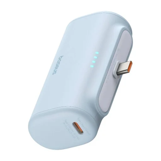 Baseus Compact USB-C Powerbank 5000mAh, 20W (kék) - 3