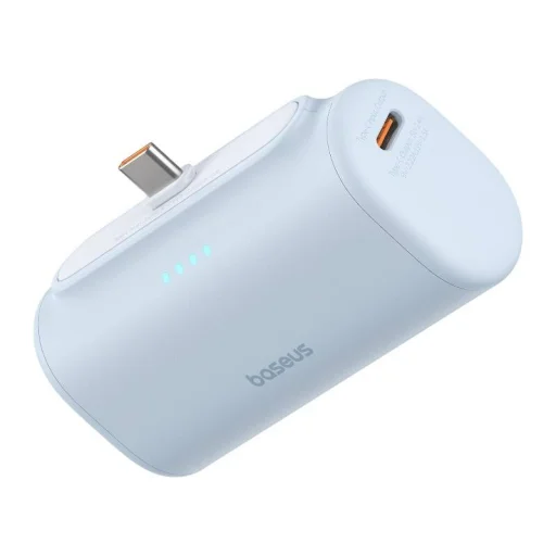 Baseus Compact USB-C Powerbank 5000mAh, 20W (kék) - 1