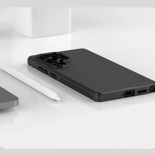 Samsung Galaxy S25 Ultra-hoz Nillkin Super Frosted Shield Pro Mágneses tok MagSafe kompatibilitással - fekete tok - 14