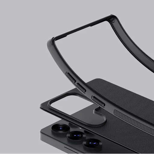 Samsung Galaxy S25 Ultra-hoz Nillkin Super Frosted Shield Pro Mágneses tok MagSafe kompatibilitással - fekete tok - 6