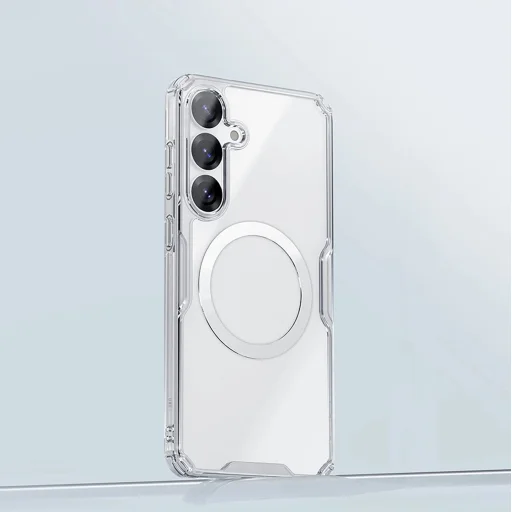 Nillkin Nature TPU Pro Magnetic MagSafe kompatibilitással Samsung Galaxy S25 - fehér tok - 6