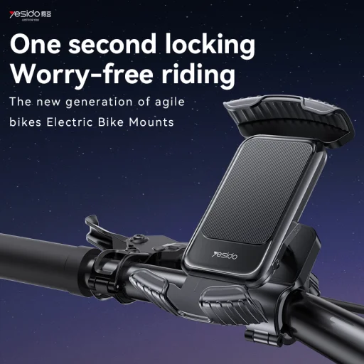 Yesido Bike telefontartó C249 fekete - 2