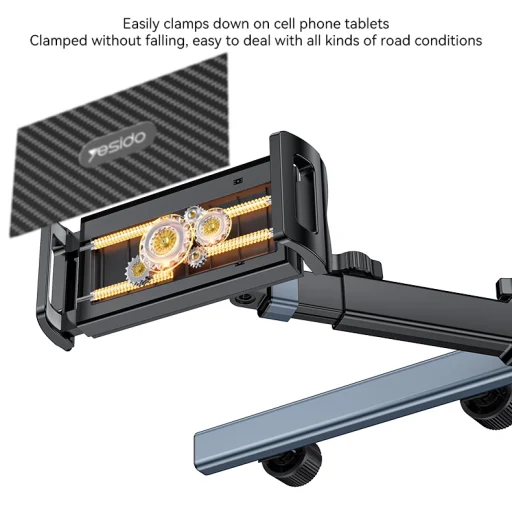 Yesido autós tablet tartó fejtámlára C294 fekete - 2
