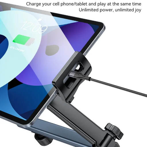 Yesido autós tablet tartó fejtámlára C294 fekete - 4