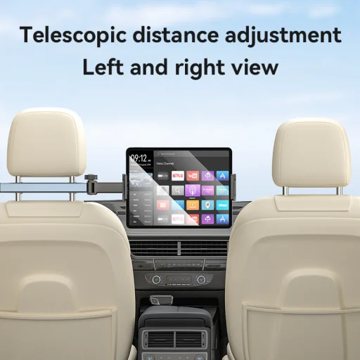 Yesido autós tablet tartó fejtámlára C294 fekete - 6