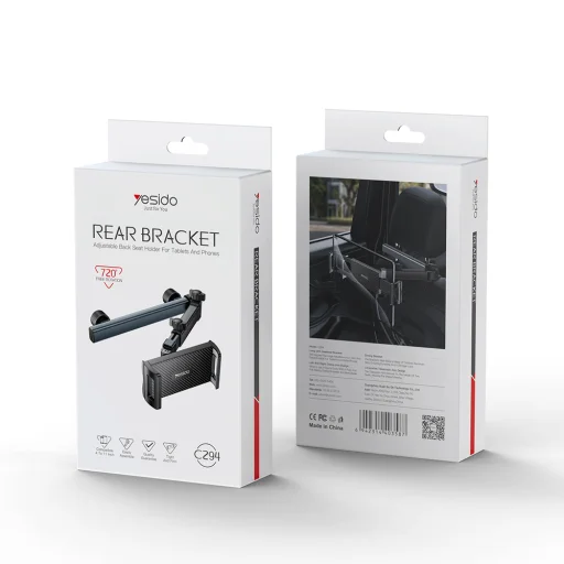 Yesido autós tablet tartó fejtámlára C294 fekete - 8