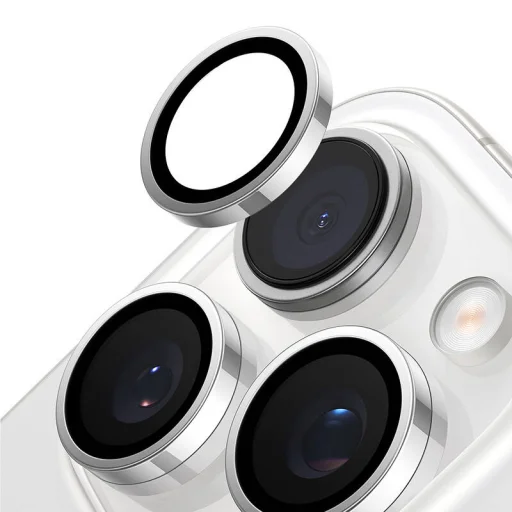 Kamera lencse Lensguard iPhone 16 Pro-hoz (Szürke) üvegfólia - 3