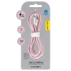 Blavec Cable Candy fonott - USB-C Lightning kábel - PD 20W 2,4A 2 méter (CCA-CL24P20) rózsaszín thumbnail