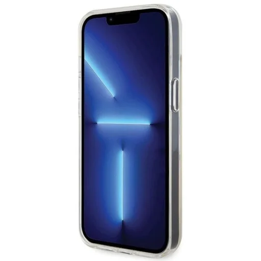 Guess IML Facettált Tükör Disco Iridescent tok iPhone 15 - többszínű - 5