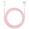 Blavec Candy fonott kábel - USB to Lightning - 2,4A 3 méter (CCA-UL24P30) rózsaszín thumbnail
